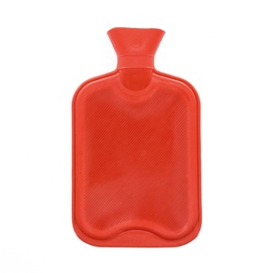 100% étanche Yangzhou usine 2000ml sac d'eau chaude géant épais en caoutchouc rouge bouteille d'eau chaude écologique pour les périodes douloureuses - Product Image 3