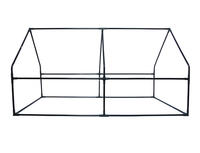 Mini Serre à toit Peak Serre pour semis et plantation de fleurs 180x90x90cm