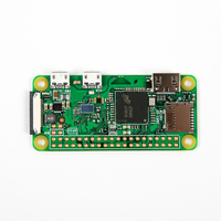 Carte Raspberry Pi Zero W d'origine avec processeur 1 GHz, 512 Mo de RAM, WIFI et PI0 RPI 0 W