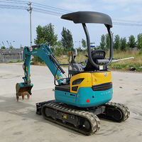 Miniexcavadora Usada para Movimiento de Tierras, Modelo U008, Importada, Original, Motor y Bomba de 3 Toneladas, Año 2007
