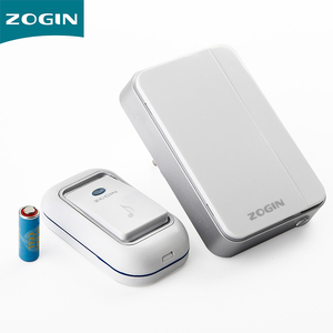 Zogin Sonnette <span class=keywords><strong>de</strong></span> porte <span class=keywords><strong>de</strong></span> Village d'appartement à longue portée 55 sonneries AC 110-260V EU UK US AU Plug Sonnette sans fil numérique - Product Image 1