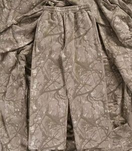 Benutzer definierte hochwertige lässige übergroße Tarnhose Streetwear Real Tree Camo Französisch Terry Wide Leg Jogging hose für Männer - Product Image 5