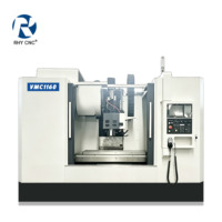 Centre d'usinage vertical CNC VMC1160 de haute qualité, machine de fraisage 1200x600mm, robuste pour le métal