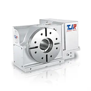 Powerful pneumatic brake AR series 4 axis cnc tjr rotary table right side motor