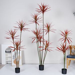 Arbre artificiel Dragon Blood Tree Dream Castle, 100-200 cm, plante d'intérieur sur pied pour la décoration du salon - Product Image 2
