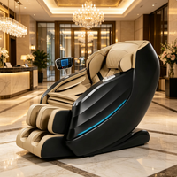 Silla de Masaje de Gravedad Cero 3D de Lujo para Pedicura, Spa y Salón de Uñas, Silla de Oficina Plegable y Portátil