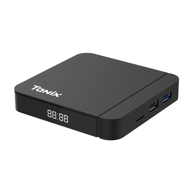 IMO Promotion 2022 New Tanix W2 Android 11 TV Box Amlogic S905W2 Dual WiFi BT 2GB 16GB AV1 4K 60fps Video Decoder Android TV Box