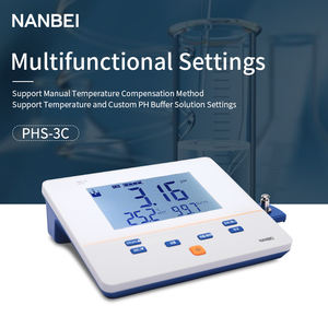 NANBEI PH300F प्रयोगशाला जल उपचार benchtop पीएच तापमान मीटर - Product Image 3