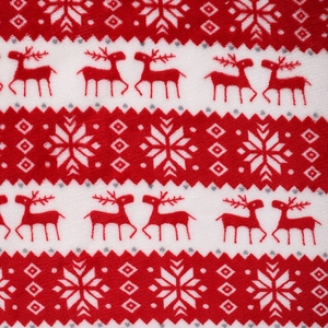 Flannel Fleece vải được sử dụng để làm ném Chăn in chim cánh cụt bông tuyết và các yếu tố mùa đông khác ấm chăn sang trọng - Product Image 5