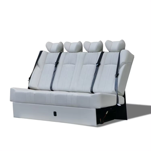 Vehículo de negocios RV de cuatro <span class=keywords><strong>plazas</strong></span> personalizable con sofá cama retráctil, asiento aerodinámico de hecho una pieza de tela de PU, asientos traseros reacondicionados - Product Image 5