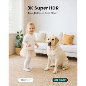 Camstro 3K Indoor <b>Security</b> <b>Camera</b> 360 PTZ Baby Pet Monitor With Auto Tracking And Ai Motion Detection - Product Image 2