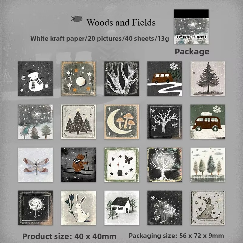 D Woods et Fields-blanc