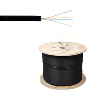 Antena exterior FTTH GJYXCH G657A1 A2 Cable de caída FTTH cable 1 2 4 núcleo cable de fibra óptica gjyxfch