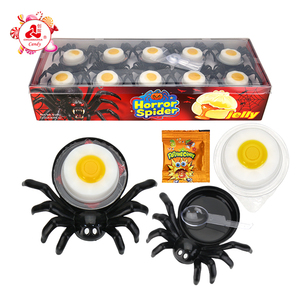 Pudding <span class=keywords><strong>de</strong></span> gelée d'araignée d'Halloween avec bonbons pétillants - Product Image 1