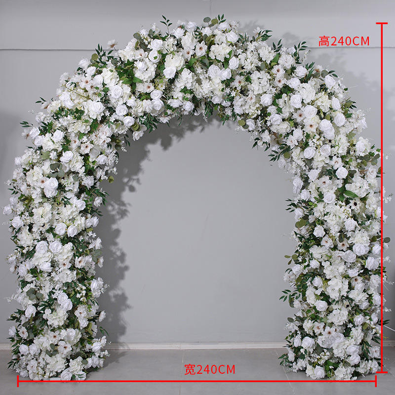 No.20  flower arch single side+ metal backdrop stand
