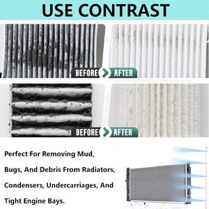 新しい 24-47 インチラジエータークリーニングワンドツール 4500 Psi スリムファンスプレーノズルブラシクイックカプラー自動車用コンデンサーステンレス鋼 - Product Image 5