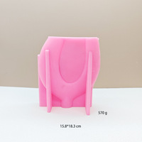 Moule en Silicone Style Nordique "Ins" pour Vase, Béton, Plâtre, Pot de Fleurs DIY, Décoration d'Intérieur, Moule en Céramique