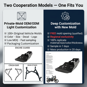 Plaque de protection de moteur en aluminium Yamaha T700S pour - Product Image 2