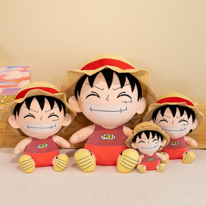 Peluche all'ingrosso <span class=keywords><strong>One</strong></span> <span class=keywords><strong>Piece</strong></span>: Giocattoli di peluche di Monkey D. Luffy e Chopper, pupazzi di peluche natalizi a tema cartone animato, <span class=keywords><strong>portachiavi</strong></span> regalo - Product Image 3