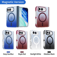 Étui de téléphone magnétique en TPU pour iPhone Duo