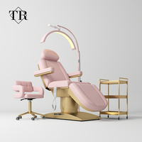 Lit de soin électrique moderne Turri avec rotation à 360 degrés, télécommande et fonctions réglables - Mobilier de salon de beauté