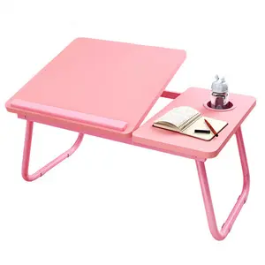 60X40CM USB Multifunctional Folding Computer Desk Adjustable height folding computer desk AB desktop adjustable desk