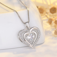 Hexagram Springen Hart Geest Ketting Valentijnsdag Verjaardagscadeau Chokers Kettingen Voor Vrouwen