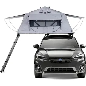 Camping Aluminum Hard Shell Triangle Rooftop Tent Outdoor Special Off-road Vehicle Luxury Car Roof Condensing Mattress Bed