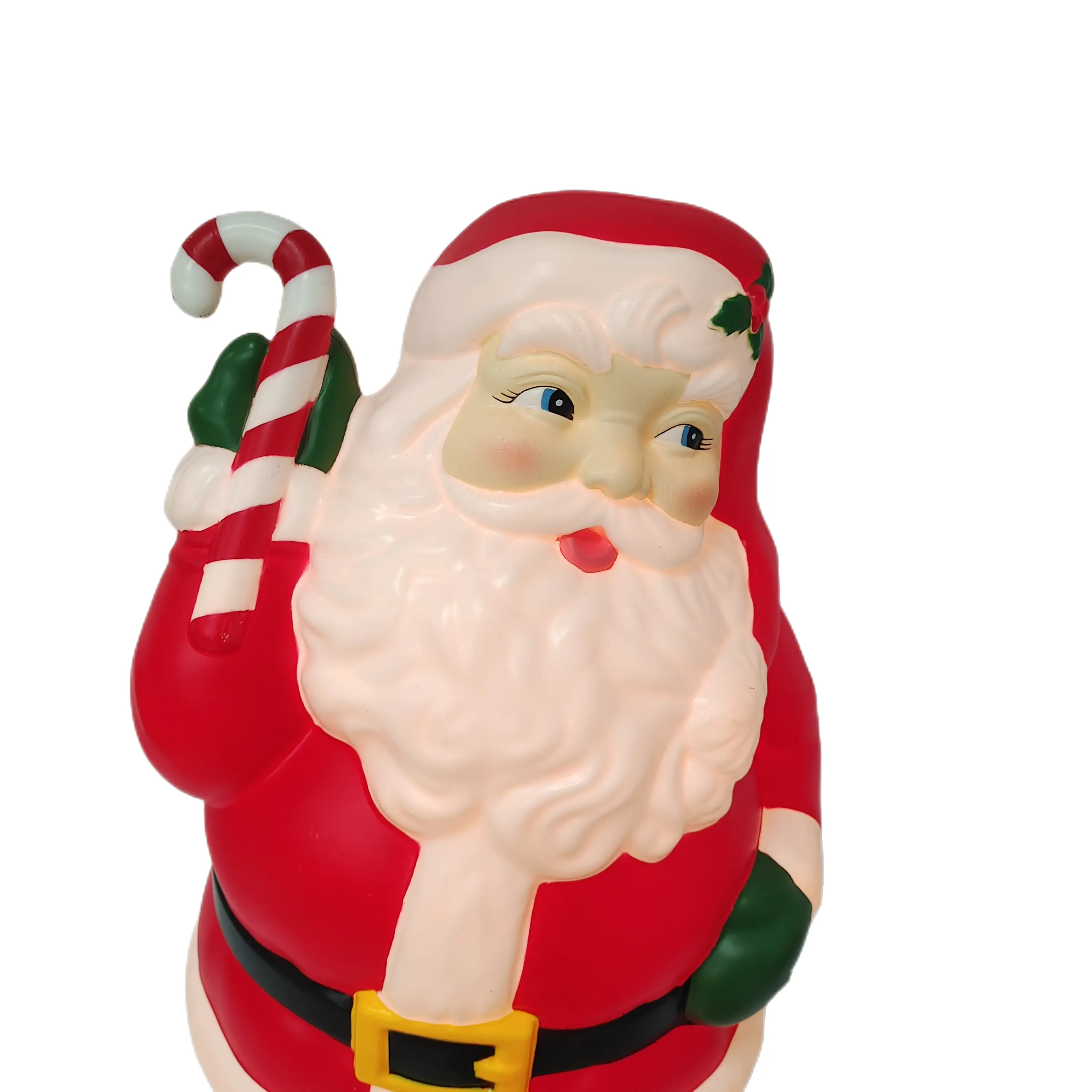 ديكورات عيد الميلاد سانتا كلوز البلاستيك ضربة صب عيد الميلاد هدية الإبداعية الفاخرة الحلي عطلة هدايا مخصصة