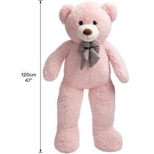 ตุ๊กตา<span class=keywords><strong>หมี</strong></span>สีชมพูขนาดใหญ่ ของเล่นตุ๊กตาขนนุ่ม ของขวัญวันเกิด สำหรับเด็ก แฟนสาว เด็กหญิง เด็กชาย ขายส่ง ODM ตุ๊กตา<span class=keywords><strong>หมี</strong></span>ขนาด 5 ฟุต - Product Image 3