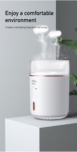 Humidificador de aire con anillo de humo para el hogar, difusor de aromaterapia de gran capacidad con doble espray, Medusa, 480ml - Product Image 5