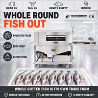 Atelier Réfrigéré Machine à Éviscérer le Poisson Acier Inox 304 Tapis à Vitesse Réglable pour Carpe Herbivore Prétraitement