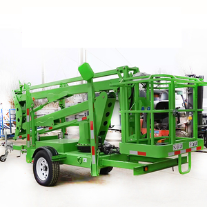 Penjualan terlaris kecil 10 ~ 20m listrik diesel sky spider cherry pemetik boom lift dilacak dengan meratakan otomatis - Product Image 6