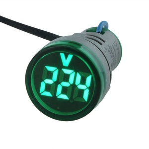 Mini voltímetro <span class=keywords><strong>digital</strong></span> de visor led, sinais de luz indicadora com voltímetro de medição de tensão ac, AD101-22VM - Product Image 3