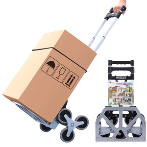 Aluminum Folding Heavy Duty powered stair climbing hand truck for Load Lifting and Shifting Purpose stair climbing hand trolley