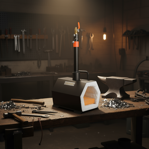 Kit de forge à propane Vevor, mini-fourneau portable à brûleur unique pour la forge à la flamme, machine à forger les couteaux au gaz - Product Image 2