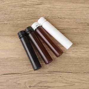 Flacon <span class=keywords><strong>vide</strong></span> en plastique ambré de qualité alimentaire 10ml-25ml pour liquides oraux, en PP avec bouchon à vis, couleur et forme personnalisables, pour médicaments liquides - Product Image 1