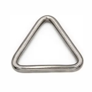 Naadloze Lassen Metalen Driehoekige Lussen Roestvrij Staal 304 316 Delta Driehoek Ring Gelaste Gelaste Ring