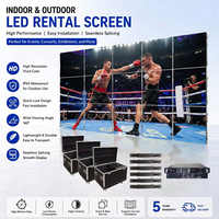 Écran LED de location P2.6 P2.97 P3.91 P4.81 500x500mm, boîtier en aluminium moulé sous pression, mur vidéo de scène intérieur/extérieur à assembler