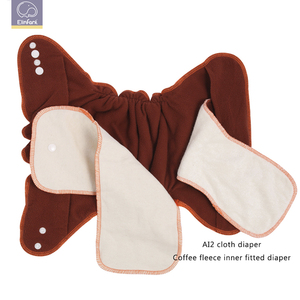 Elinfant — <span class=keywords><strong>couche</strong></span> en coton <span class=keywords><strong>chanvre</strong></span> <span class=keywords><strong>lavable</strong></span> pour bébé, <span class=keywords><strong>couche</strong></span>-culotte en tissu biologique et confortable, de haute qualité - Product Image 2