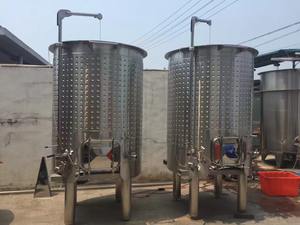 JOSTON 5000L Réservoir à toit flottant en acier inoxydable Navire à couvercle mobile Usine de fabrication à usage domestique Grand roulement de stockage de cidre de vin - Product Image 5