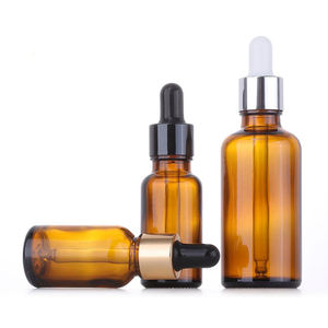 Confezione sicura 10ml 15ml 20ml 30ml 50ml 100ml tonda ambra olio essenziale cosmetico bottiglia di siero di vetro <span class=keywords><strong>Bron</strong></span> con contagocce - Product Image 4