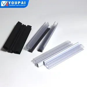 Tira de Sellado de Silicona Transparente de PVC Anticolisión e Impermeable para Puertas, Barrera de Agua para Baño, Modelo 1-10-308GS, Fabricación Directa - Product Image 1