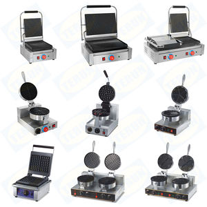 Antiadherente eléctrico 110V 220V Waffle Stick Maker árbol de Navidad forma de árbol de pino máquina de pastel de magdalenas - Product Image 6