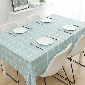 फैक्टरी सीधे बिक्री परमवीर चक्र सामग्री निविड़ अंधकार तेल सबूत आयत मेज़पोश अनुकूलित आकार टेबल कवर मेज़पोश - Product Image 3