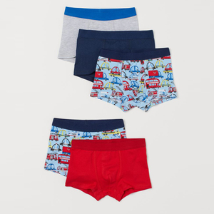 Vente en gros Sous-vêtements mode imprimés taille moyenne pour enfants garçons Slip en jersey de coton à motif personnalisé 100% coton - Product Image 2