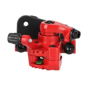 Pinza de Freno de Disco Mecánica de Aluminio Roja para Patinete Eléctrico Kugoo M4, Accesorios de Freno de Disco Hidráulico Universal Delantero y Trasero - Product Image 6