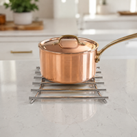 Socle en métal pour casseroles, protection de table résistante à la chaleur, support carré pour casseroles chaudes, tapis de table de cuisine, OEM ODM