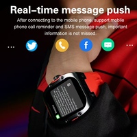 Nouvelle montre connectée GK69 2026 avec grand écran AMOLED HD, connexion Bluetooth à une touche, appels, 123+ modes sportifs multiples, écran carré tactile