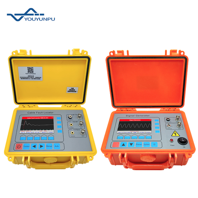 Portable Cable Fault Locator for Power Line Maintenance Intelligent Cable Fault Distance Meter for Underground Cables